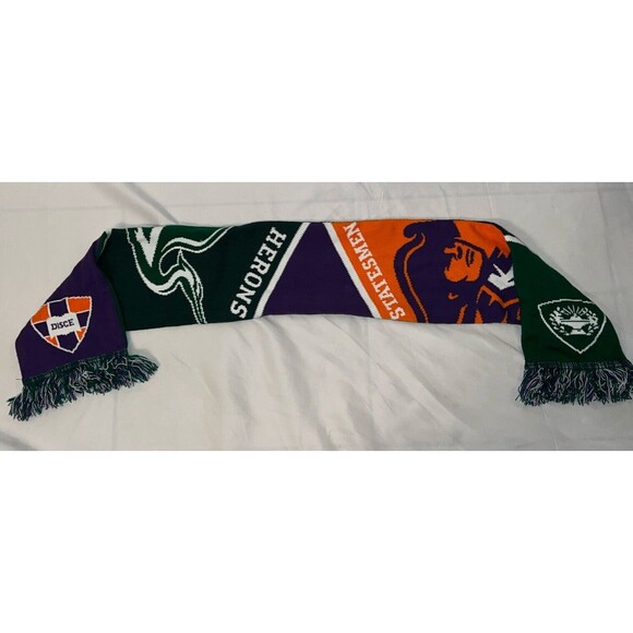 Hobart and William Smith Colleges Adult Scarf Double-Sided Herons/Statesmen - Picture 2 of 9